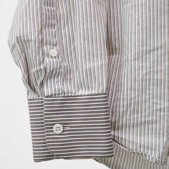 Prada Grey Pinstripe Shirt - Picture 6 of 13